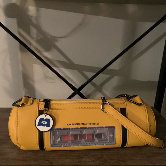 Disney Pixar Monster’s Inc. Scream Canister Crossbody Purse Bag - Picture 2 of 13